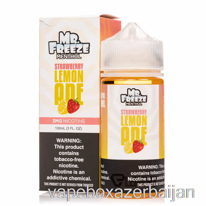 Vape Azerbaijan Strawberry Lemonade - Mr Freeze - 100mL 3mg